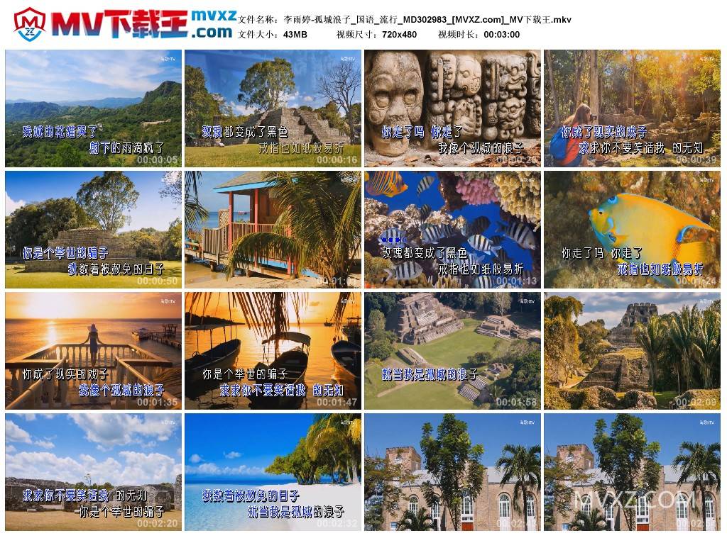 李雨婷-孤城浪子_国语_流行_MD302983